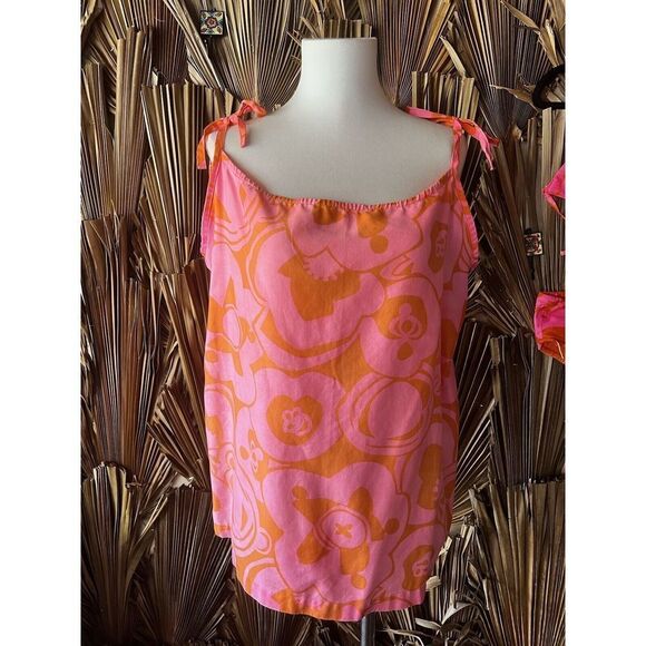 Eeni Meeni Vintage 60s Flower Power Mod Bikini‎ with Coverup Micro Mini Dress - Picture 4 of 12
